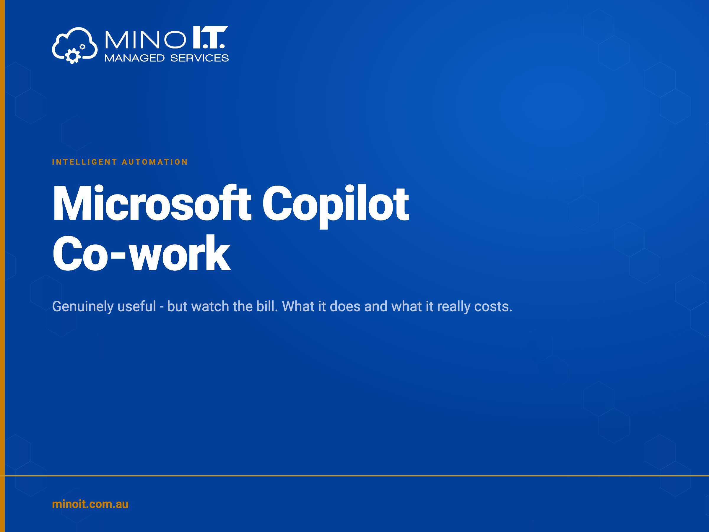 Microsoft Copilot Co-work - genuinely useful but watch the bill; what it does and what it really costs
